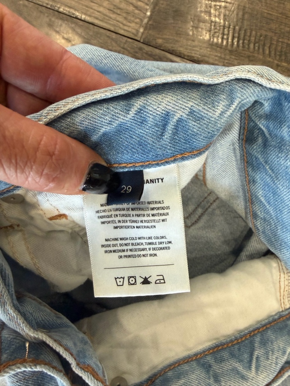 Citizens of Humanity Paloma Baggy Wide Leg Jeans Size 29 Light Wash High Rise - Picture 8 of 10
